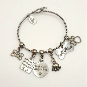 Jk by Thirty-one Charm Bracelet,  dog charms